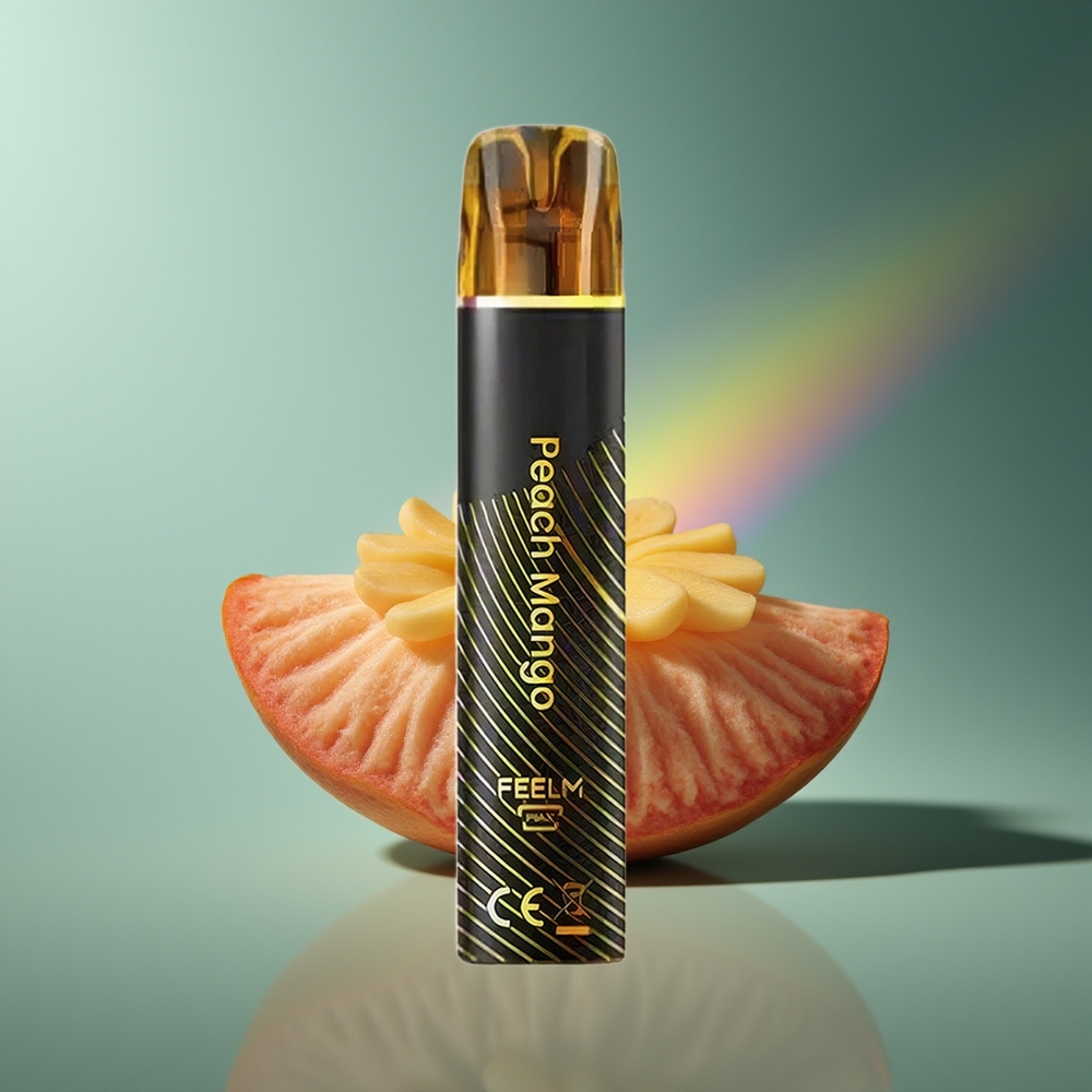 Wholesale Lithuania JNR Black&Golden 800 Puffs Persikų Mango Vienkartinės Elektroninės Cigaretės 550mAh 2ml