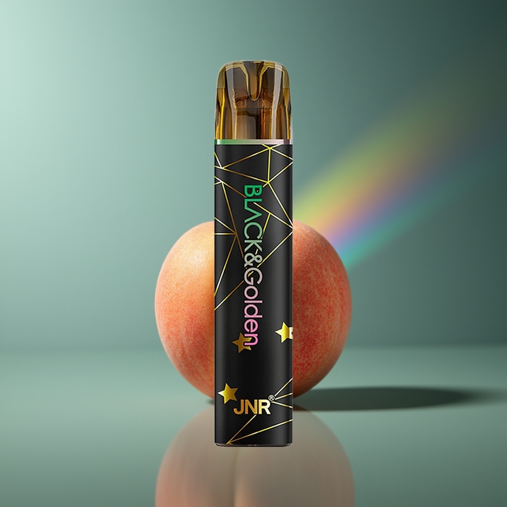 Wholesale Lithuania JNR Black&Golden 800 Puffs Persikų Vaisiai 550mAh 2ml