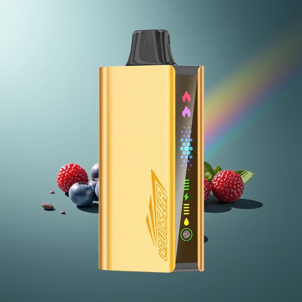 Wholesale Lithuania JNR Cruiser 12000 Pūsų Mėlynų Uogų Sprogimas Built-in 3500 mAh Battery Full-Metal Aluminum Body