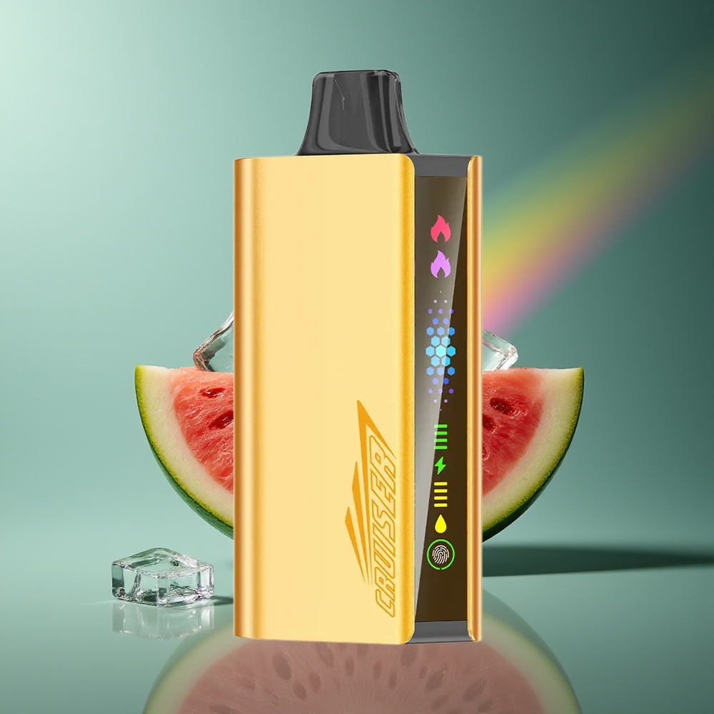 Wholesale Lithuania JNR Cruiser 12000 Puffs Arbūzas Ledas Built-in 3500 mAh Battery Animation Screen Display