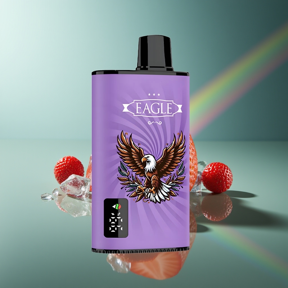 Wholesale Lithuania JNR EAGLE Smart 23000 Pūsų Vienkartinės Elektroninės Cigaretės Braškės Ledas 25ml 750mAh