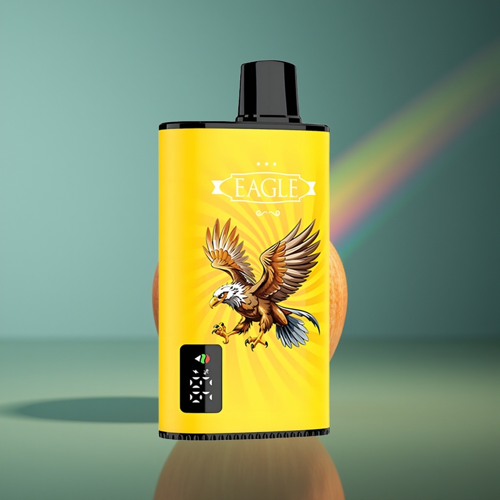 Wholesale Lithuania JNR EAGLE Smart 23000 Pufų Vienkartinės Elektroninės Cigaretės Dviguba Obelė 750mAh 25ml