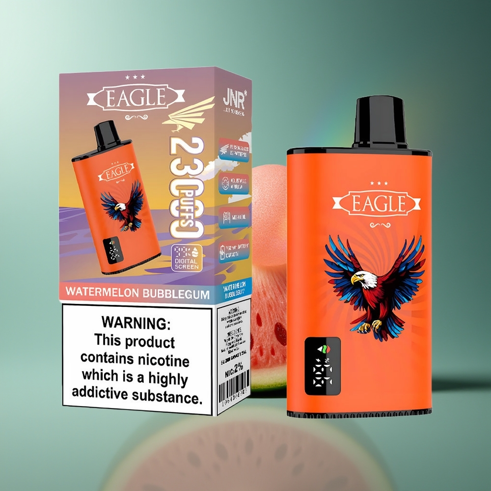 Wholesale Lithuania JNR EAGLE Smart 23000 Puffs Arbūzas Kramtomoji Guma 25ml 750mAh