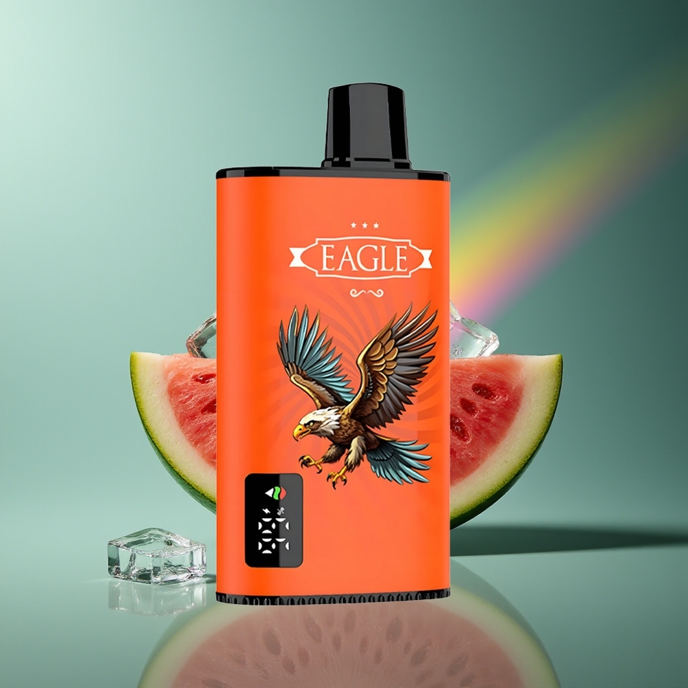 Wholesale Lithuania JNR EAGLE Smart 23000 Puffs Arbūzas Ledas Vienkartinės Elektroninės Cigaretės 25ml 2% Nicotine