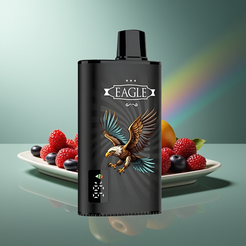Wholesale Lithuania JNR EAGLE Smart 23000 Puffs Mišrios Uogos Vienkartinės Elektroninės Cigaretės su 25ml e-Liquid ir 750mAh Battery