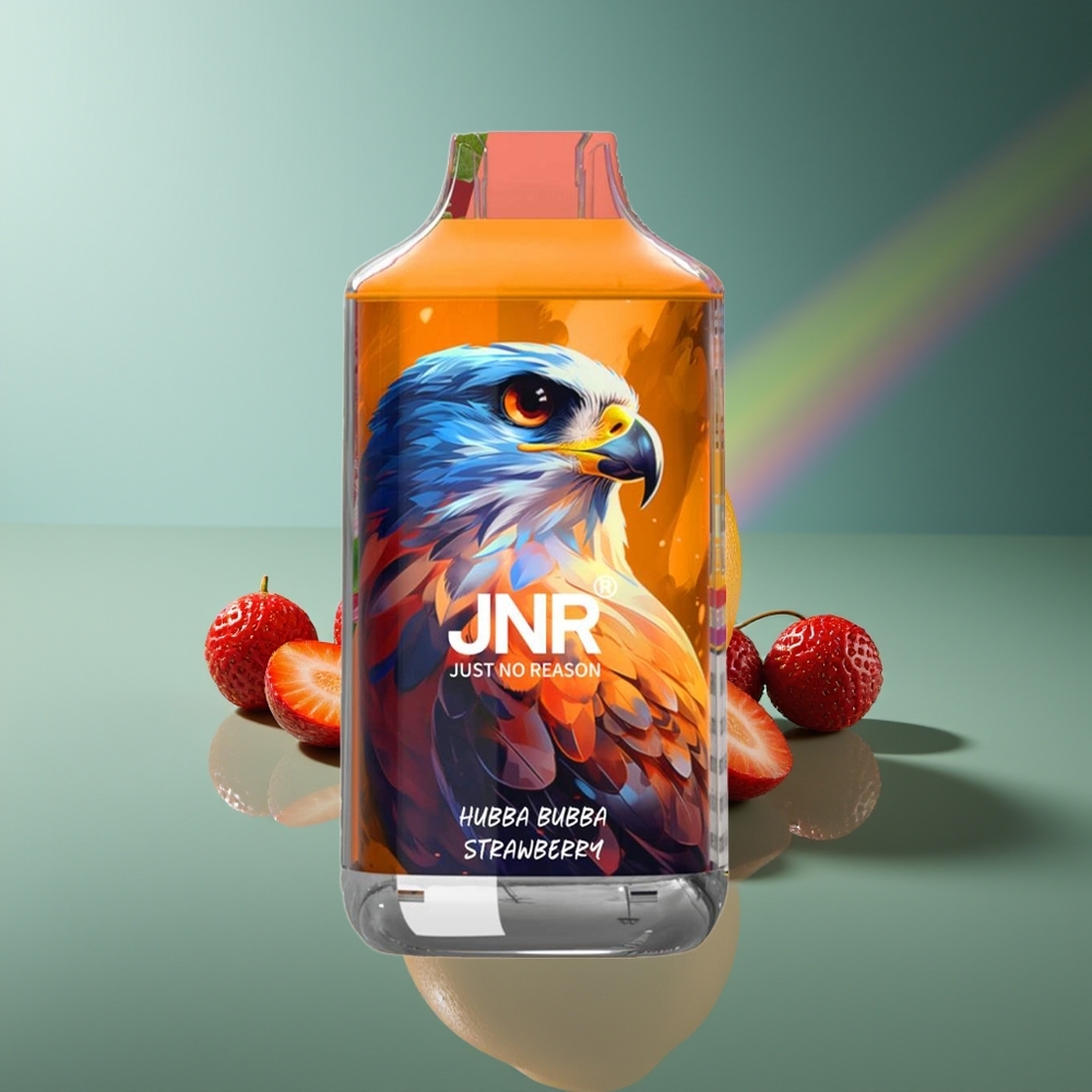 Wholesale Lithuania JNR Falcon 16000 Puffs Hubba Bubba Braškinė 850 mAh Smart LED Display