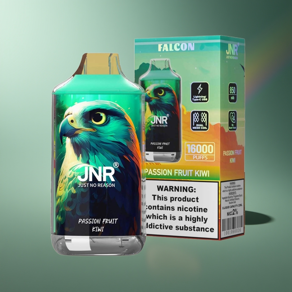 Wholesale Lithuania JNR Falcon 16000 Puffs Passion Fruit Kiwi 850 mAh