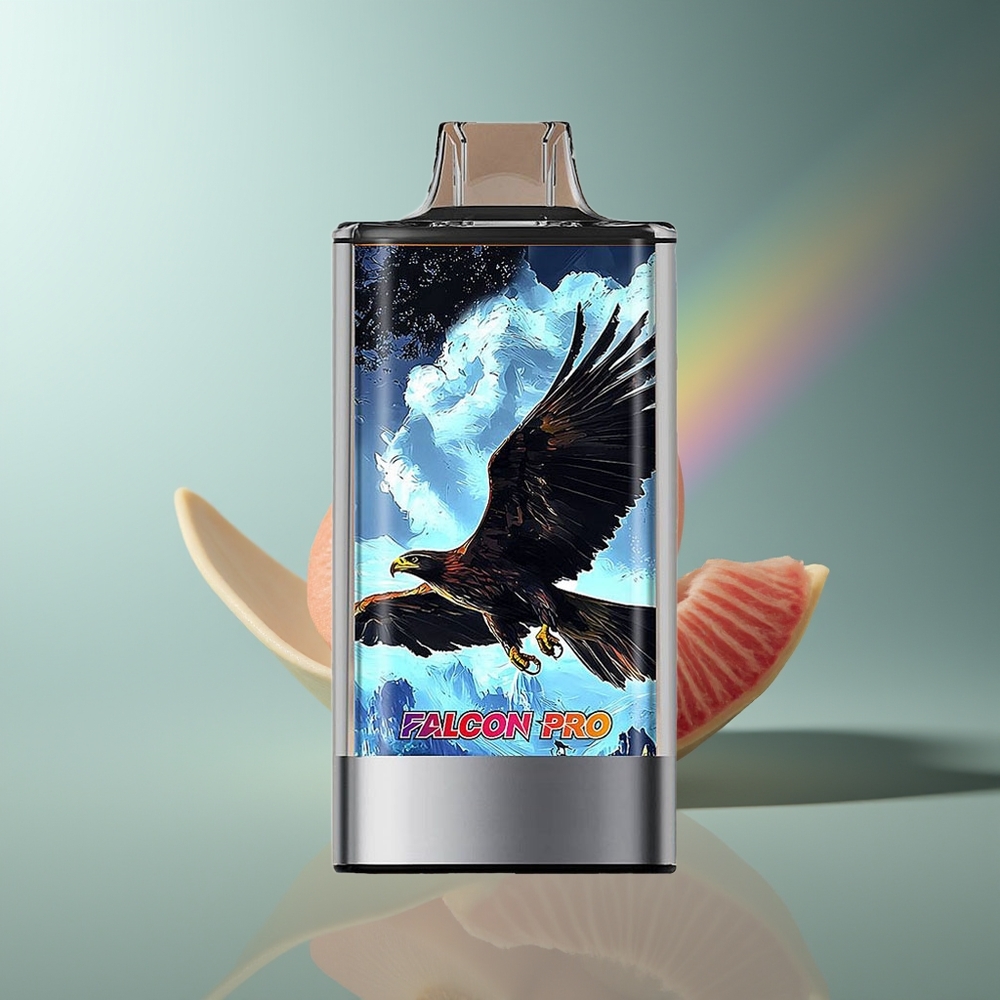 Wholesale Lithuania JNR Falcon Pro 28000 Baltasis Persikas Razz 30ml 5% Nicotine