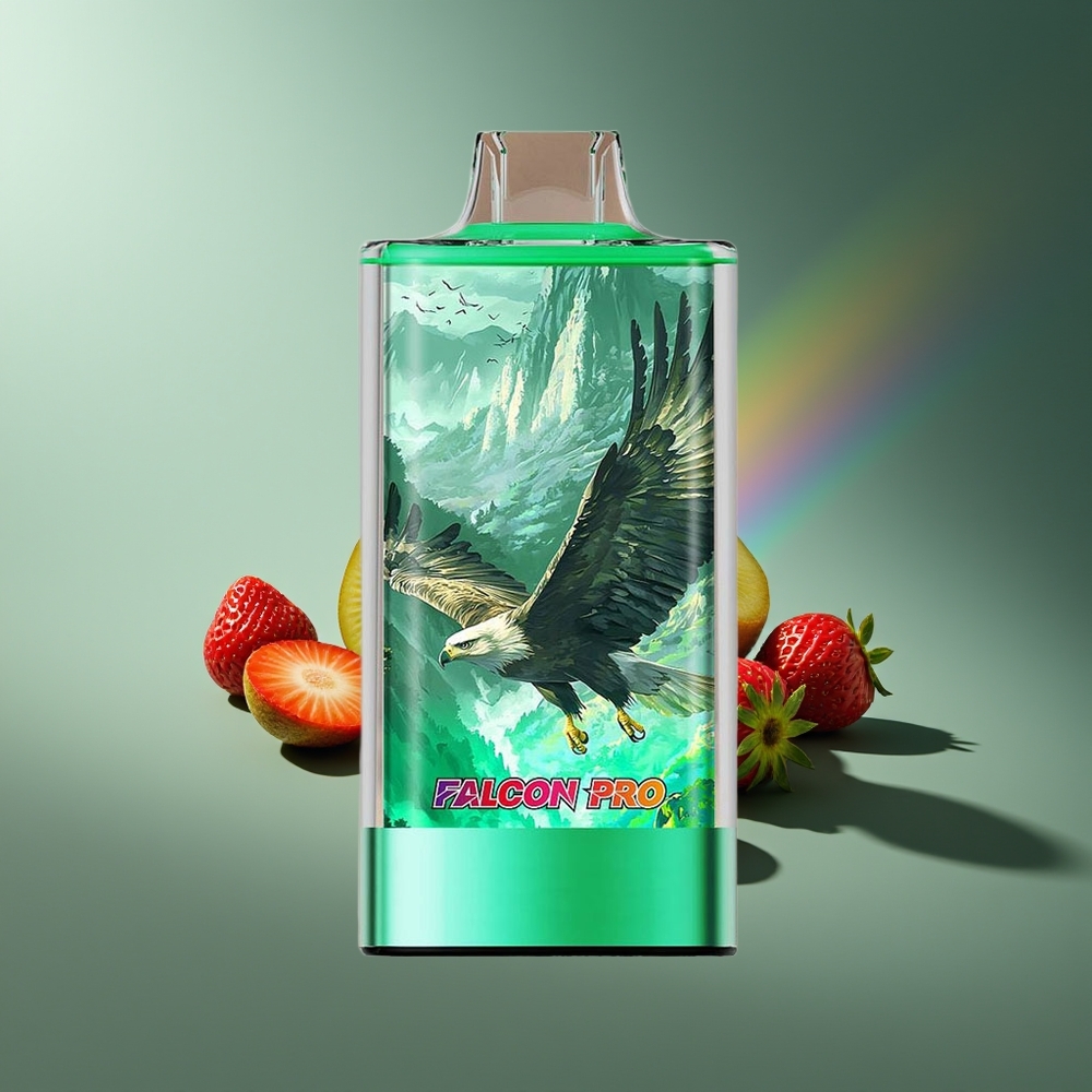 Wholesale Lithuania JNR Falcon Pro 28000 Braškės Kiwis 30ml 5% Nikotino