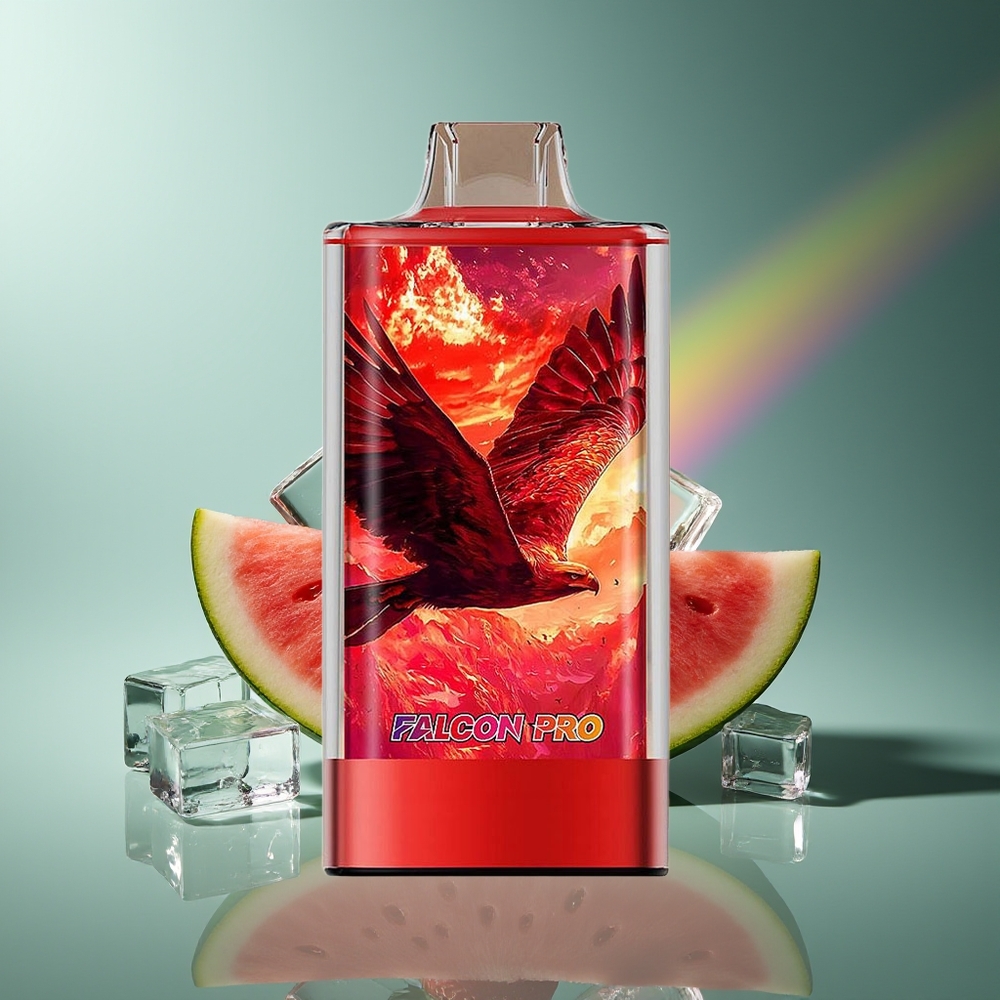 Wholesale Lithuania JNR Falcon Pro 28000 Braškės Vandens Melionas Ledas Smart Display Dual Mesh Coil