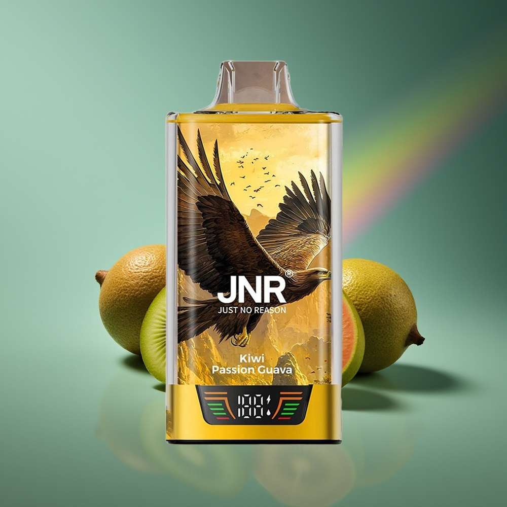 Wholesale Lithuania JNR Falcon Pro 28000 Puffs Kiwi Aistra Guava 30ml Smart Display