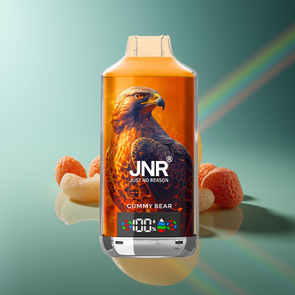 Wholesale Lithuania JNR Falcon X 18000 Puffs 24ml Guminukas Meškiukas Dual Mesh Coil