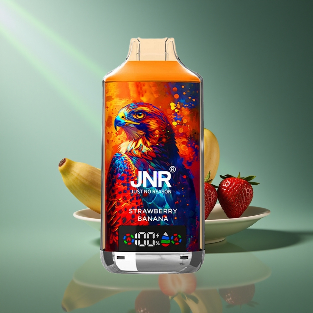 Wholesale Lithuania JNR Falcon X 18000 Puffs Braškės Bananų Type-C Quick Charge Digital Display