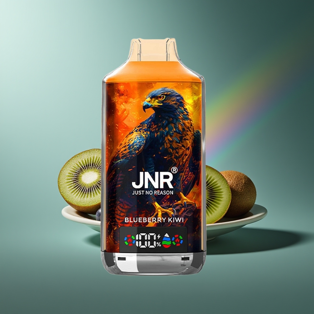 Wholesale Lithuania JNR Falcon X 18000 Puffs Digital Display Mėlynųjų serbentų kivi