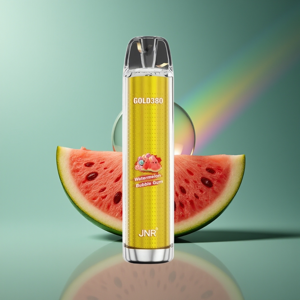 Wholesale Lithuania JNR Glod380 6000 Pūsų Vienkartinės Elektroninės Cigaretės Arbūzas Kramtomųjų Guma 1500mAh 1.0ohm