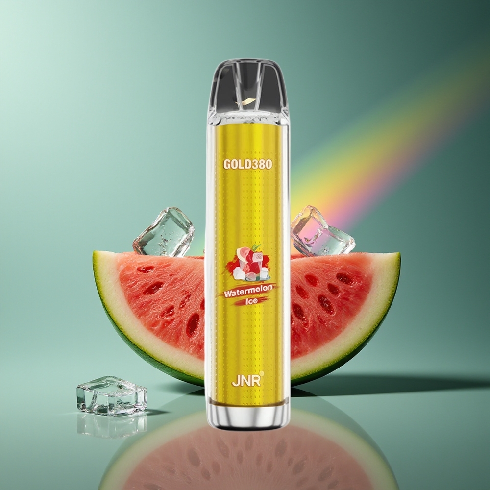 Wholesale Lithuania JNR Glod380 6000 Pūsų Vienkartinės Elektroninės Cigaretės Arbūzas Ledas 1500mAh