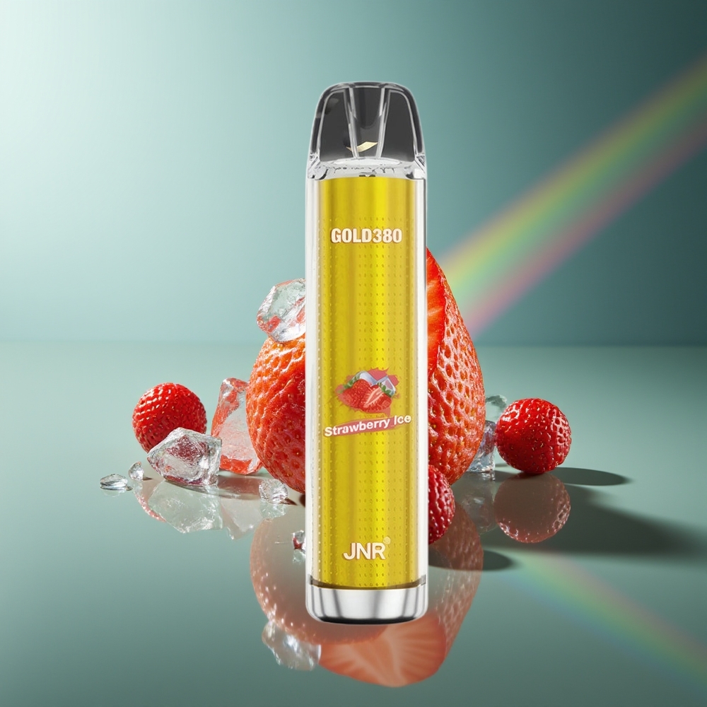 Wholesale Lithuania JNR Glod380 6000 Puffs Braškės Ledas Vienkartinės Elektroninės Cigaretės 1500mAh 13ml