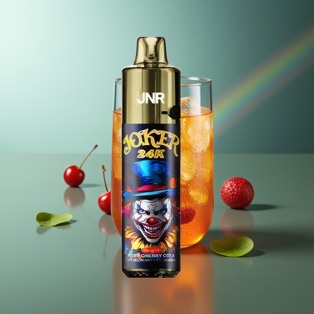 Wholesale Lithuania JNR Joker 24000 Prušimai Fizzy Vyšnių Kola 2% Nikotino 800mAh Baterija