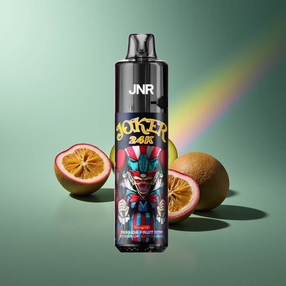Wholesale Lithuania JNR Joker 24000 Puffs Pasiflora Kiwi 2+10ml Refillable Pod Type-C Charging