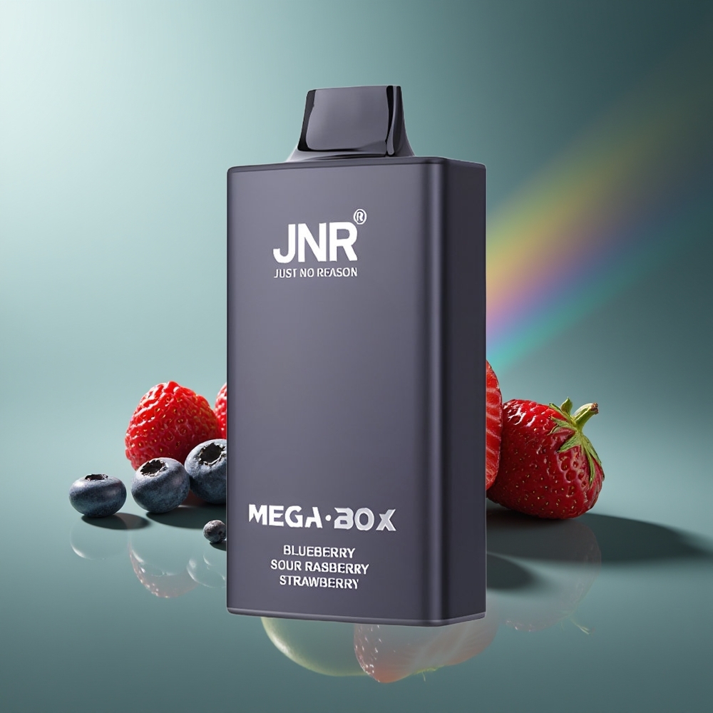 Wholesale Lithuania JNR Mega Box 25000 Puffs 2% Mėlynųjų Uogų Rūgštus Aviečių ir Braškių