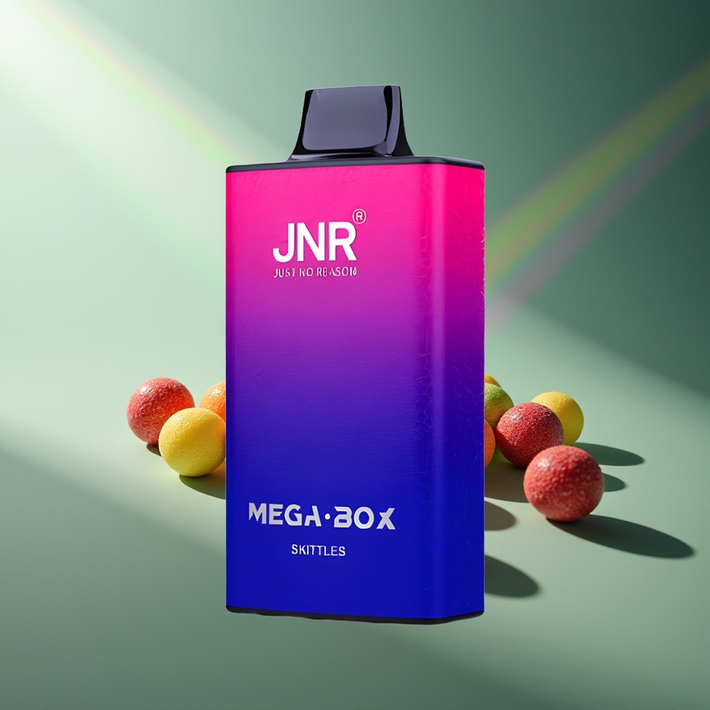 Wholesale Lithuania JNR Mega Box 25000 Puffs 2% Skittles Vienkartinės Elektroninės Cigaretės Dual Mesh Coil