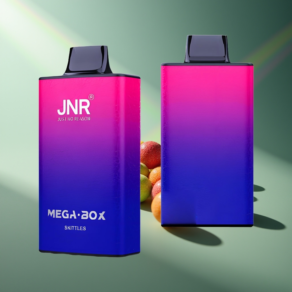 Wholesale Lithuania JNR Mega Box 25000 Puffs 2% Skittles Vienkartinės Elektroninės Cigaretės Dual Mesh Coil