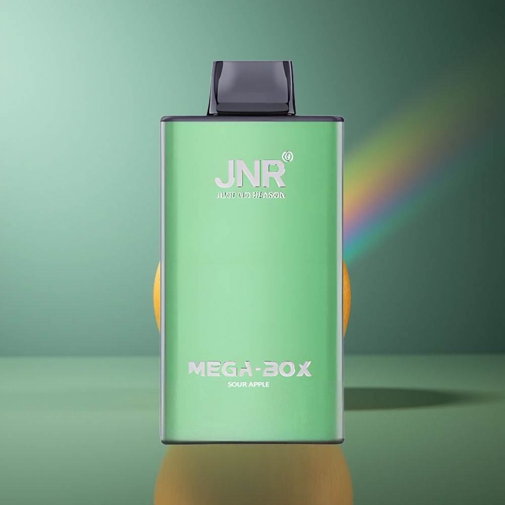 Wholesale Lithuania JNR Mega Box 25000 Puffs 30ml Rūgštus Obuolys Type-C Greitas Įkrovimas
