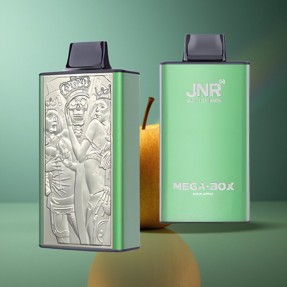 Wholesale Lithuania JNR Mega Box 25000 Puffs 30ml Rūgštus Obuolys Type-C Greitas Įkrovimas