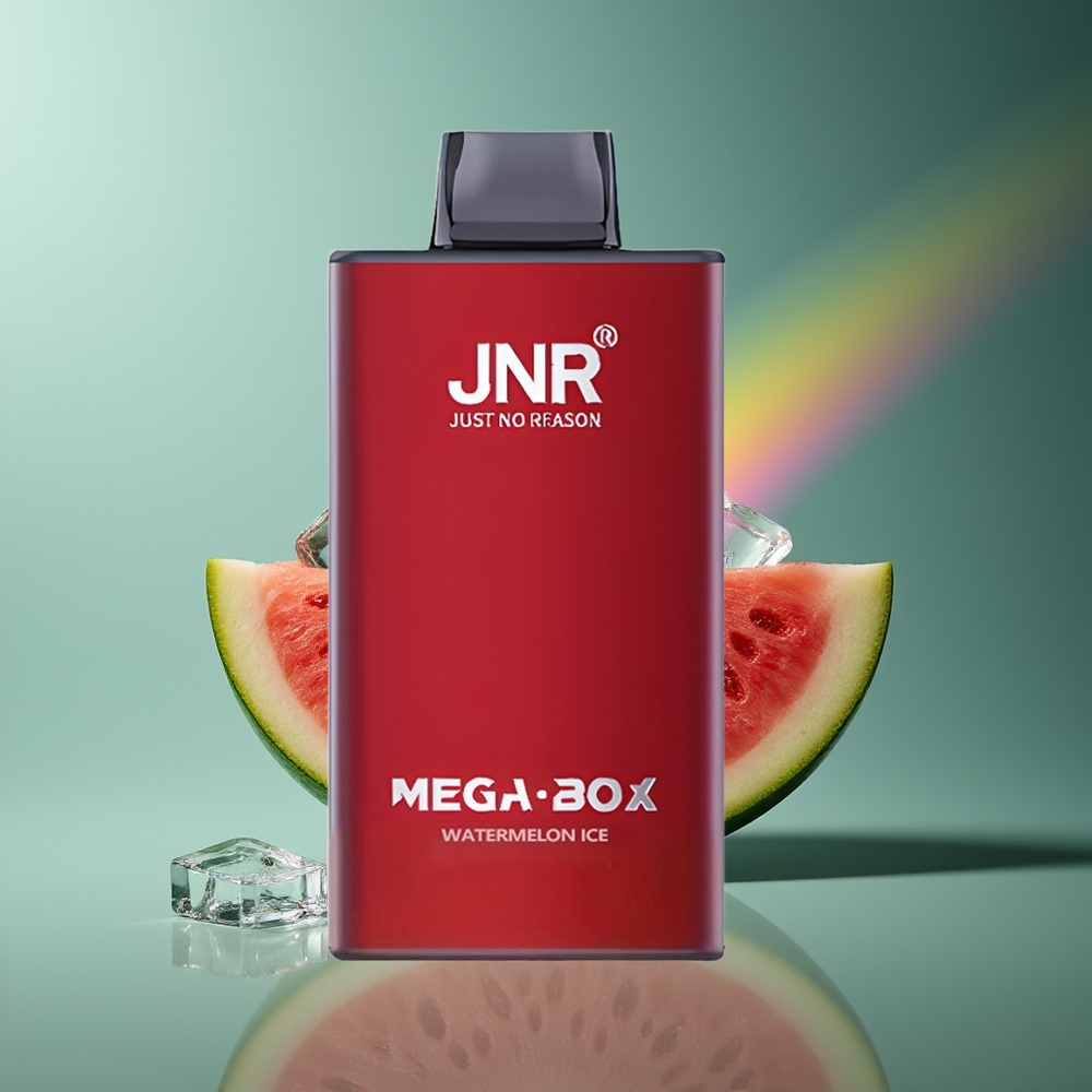 Wholesale Lithuania JNR Mega Box 25000 Puffs Arbūzas Ledas Vienkartinės Elektroninės Cigaretės 30ml 2%