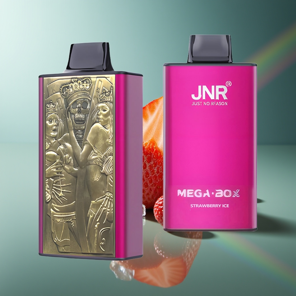 Wholesale Lithuania JNR Mega Box 25000 Puffs Braškinių Ledas 30ml 850mAh