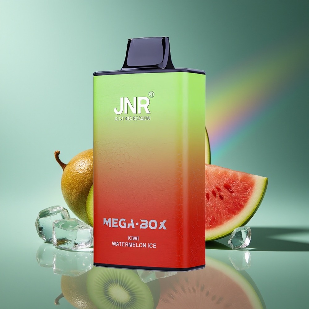 Wholesale Lithuania JNR Mega Box 25000 Puffs Dujinė Vapė Kiwi Arbūzas Ledas 850mAh 30ml