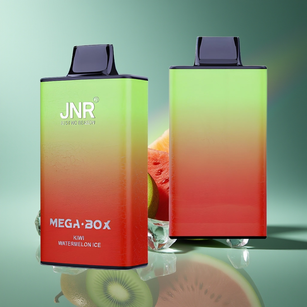 Wholesale Lithuania JNR Mega Box 25000 Puffs Dujinė Vapė Kiwi Arbūzas Ledas 850mAh 30ml