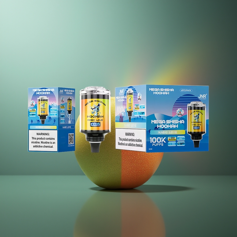 Wholesale Lithuania JNR Mega Shisha Hookah 100K 2200mAh Magic Love