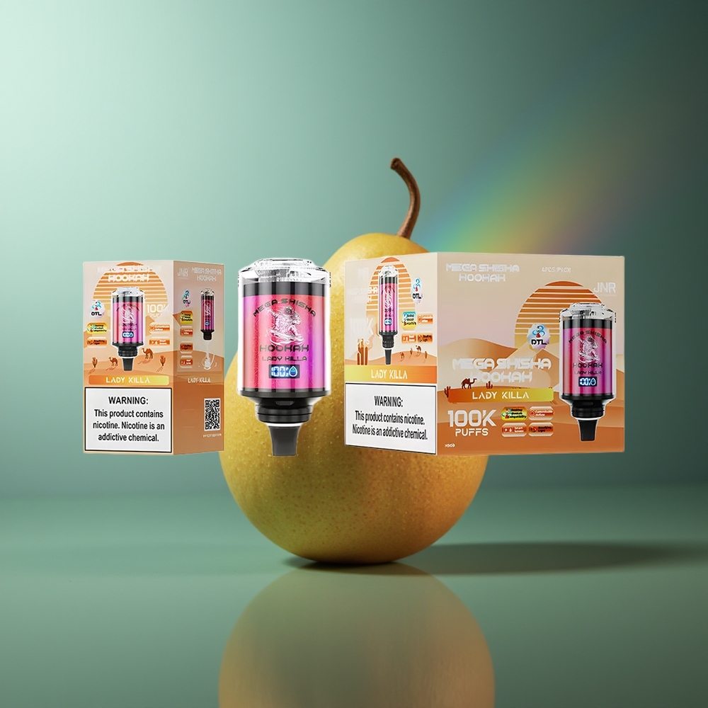 Wholesale Lithuania JNR Mega Shisha Hookah 100K 60ml Lady Killa