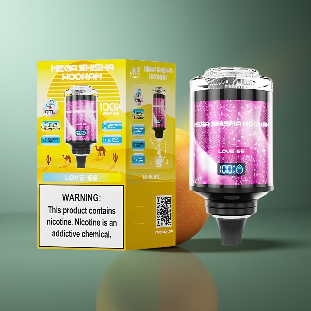 Wholesale Lithuania JNR Mega Shisha Hookah 100K 60ml Meilė 66