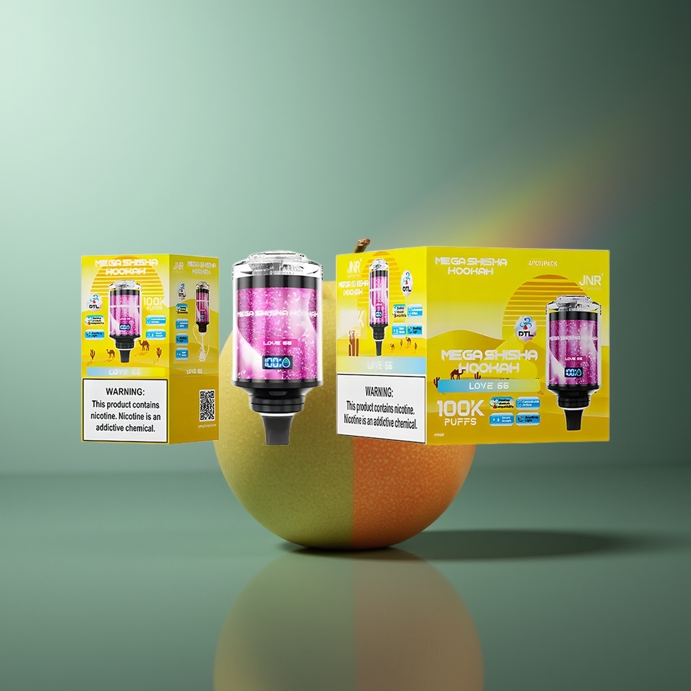 Wholesale Lithuania JNR Mega Shisha Hookah 100K 60ml Meilė 66