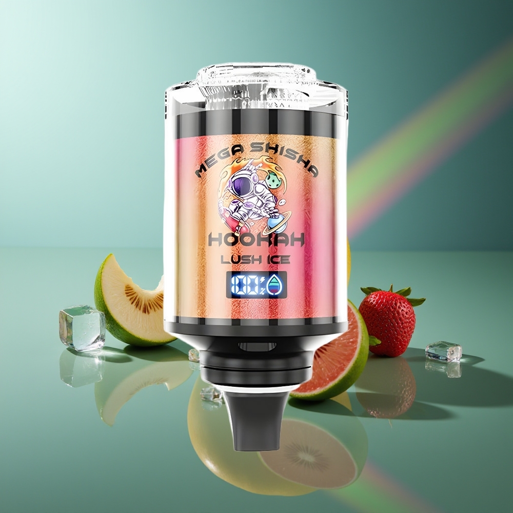 Wholesale Lithuania JNR Mega Shisha Hookah 100K Ledo Sūris 2200mAh Interactive Smart Screen