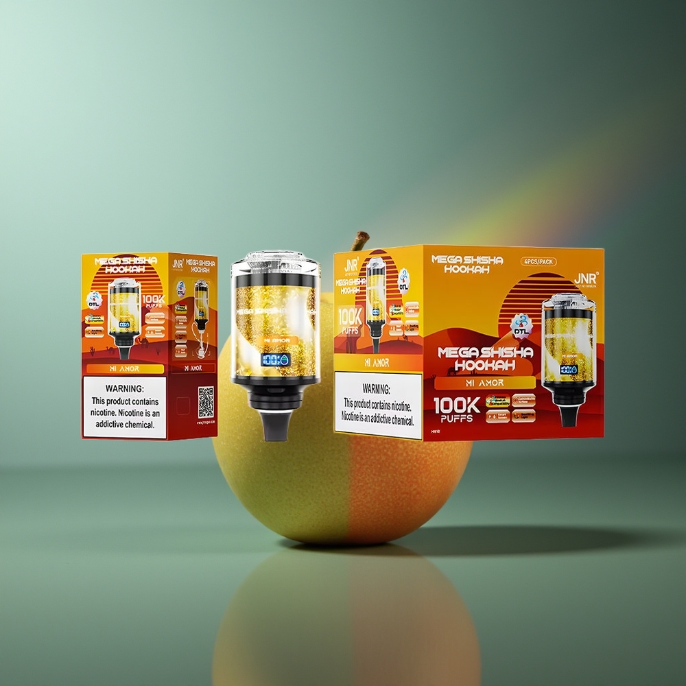 Wholesale Lithuania JNR Mega Shisha Hookah 100K Mi Amor 60ml 2200mAh