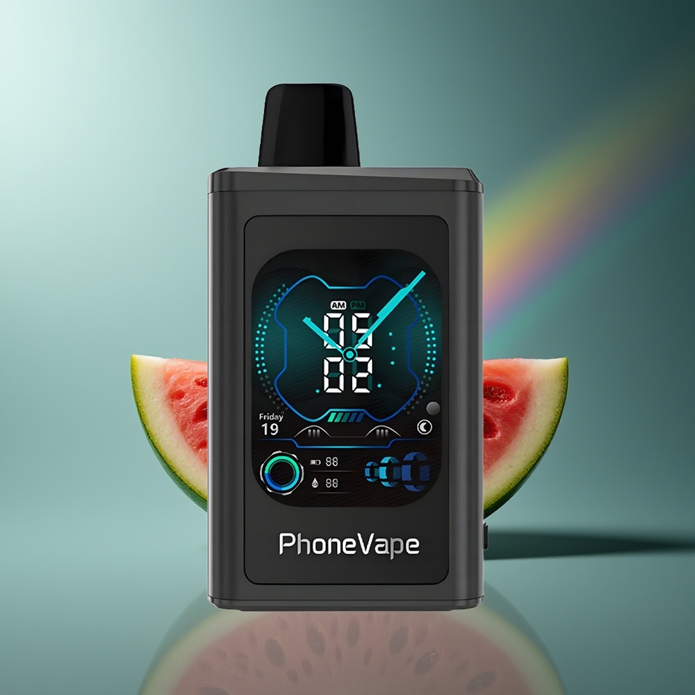 Wholesale Lithuania JNR PhoneVape 30000 puffs Mėlynųjų Uogų ir Arbūzas Vienkartinės Elektroninės Cigaretės su 850mAh ir Type-C