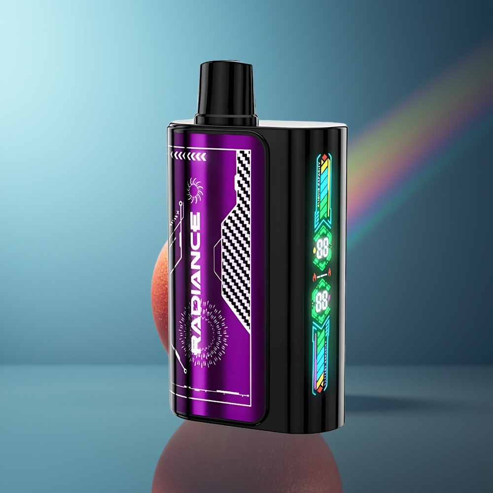 Wholesale Lithuania JNR Radiance 31000 Pūsai Vienkartinės Elektroninės Cigaretės Mėlynųjų Serbentų Vyšnių 28ml