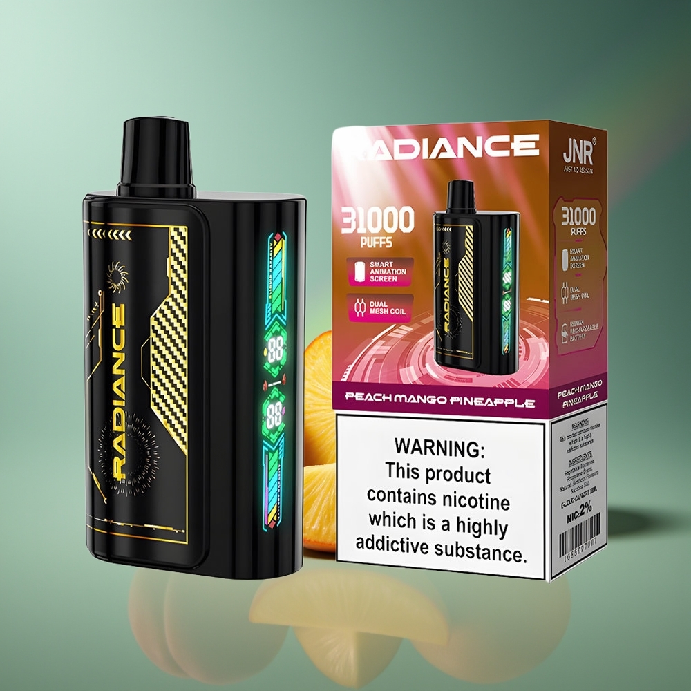 Wholesale Lithuania JNR Radiance 31000 Pufų Persikas Mango Ananasas 28ml