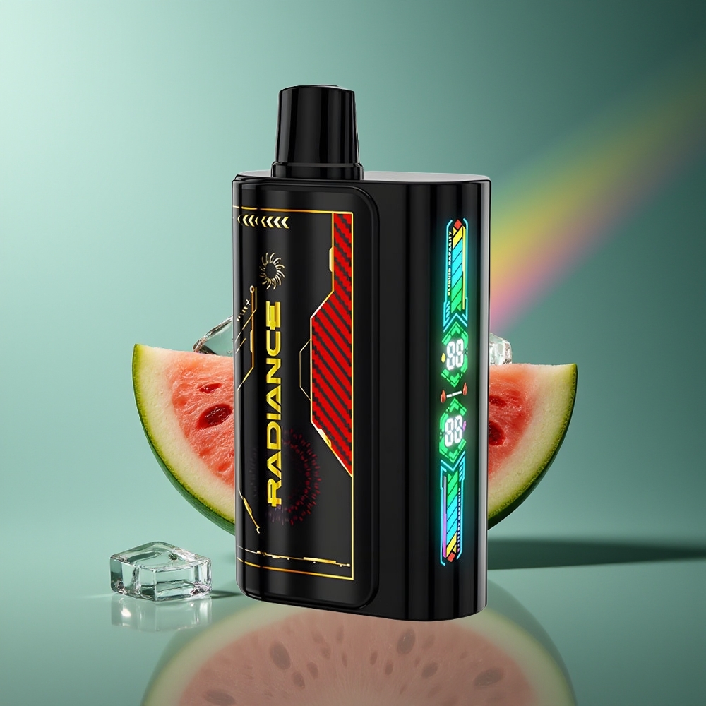 Wholesale Lithuania JNR Radiance 31000 Pufų Vandenmeliono Ledas Vienkartinės Elektroninės Cigaretės 28ml 950 mAh