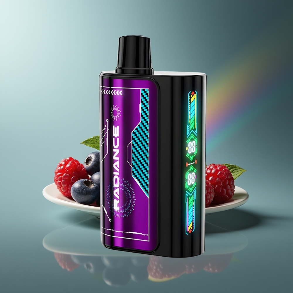 Wholesale Lithuania JNR Radiance 31000 Puffs Mėlynųjų Serbentų Rūgščiosios Avietės Vienkartinės Elektroninės Cigaretės 28ml 950mAh