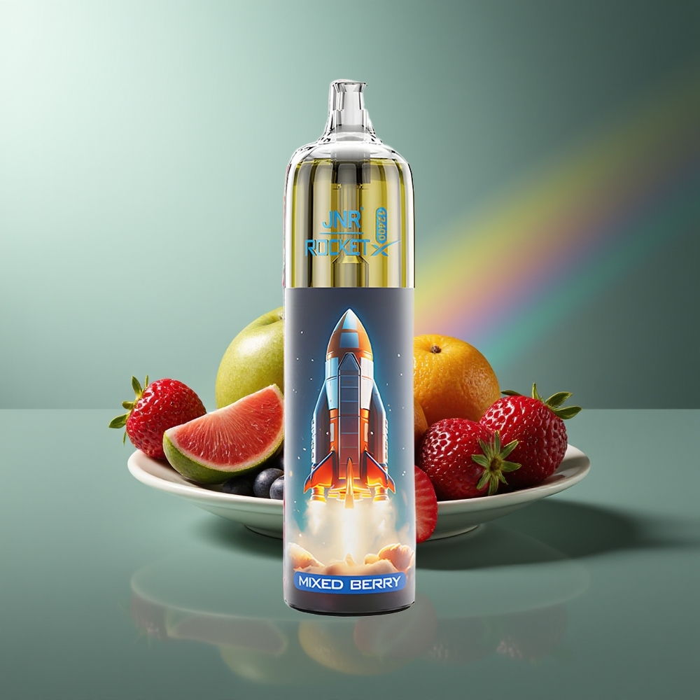 Wholesale Lithuania JNR Rocket-X 12400 Pufų Vienkartinės Elektroninės Cigaretės Įvairių Uogų Mišinys 850mAh 25ml