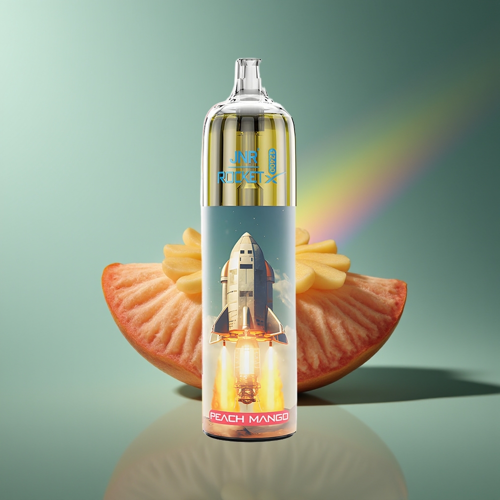 Wholesale Lithuania JNR Rocket-X 12400 Puffs Persikas Mango 850mAh Type-C Greitas Įkrovimas