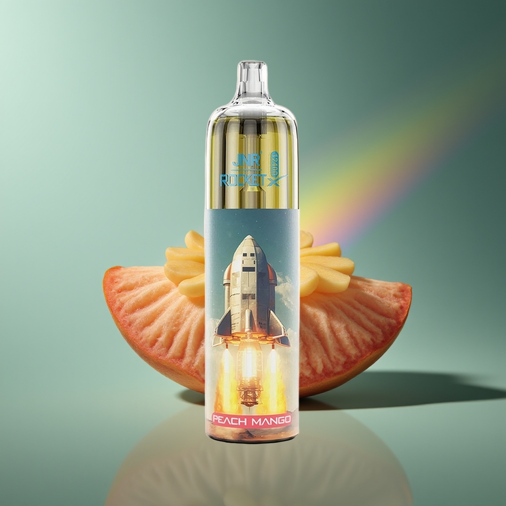 Wholesale Lithuania JNR Rocket-X 12400 Puffs Persikas Mango 850mAh Type-C Greitas Įkrovimas
