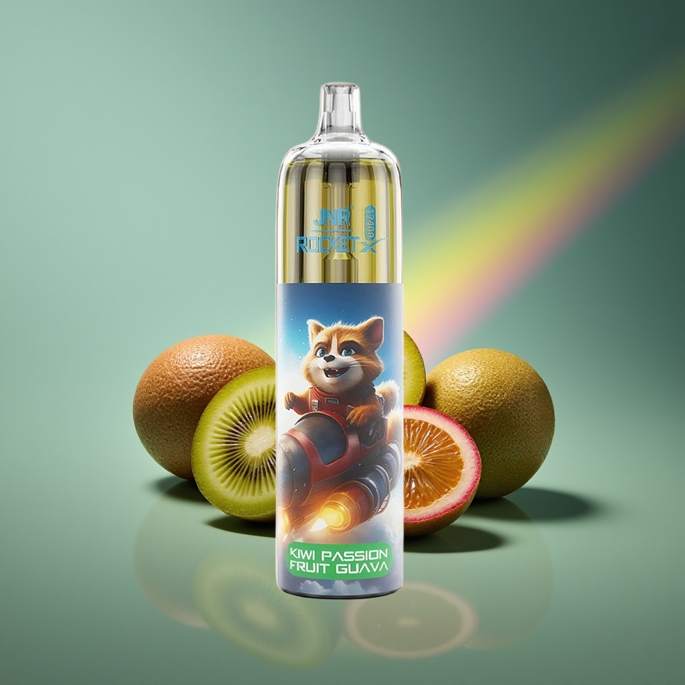 Wholesale Lithuania JNR Rocket-X 12400 Puffs Vienkartinės Elektroninės Cigaretės Kiwi Pasiflora Gvajava 850mAh Type-C Greitas Įkrovimas