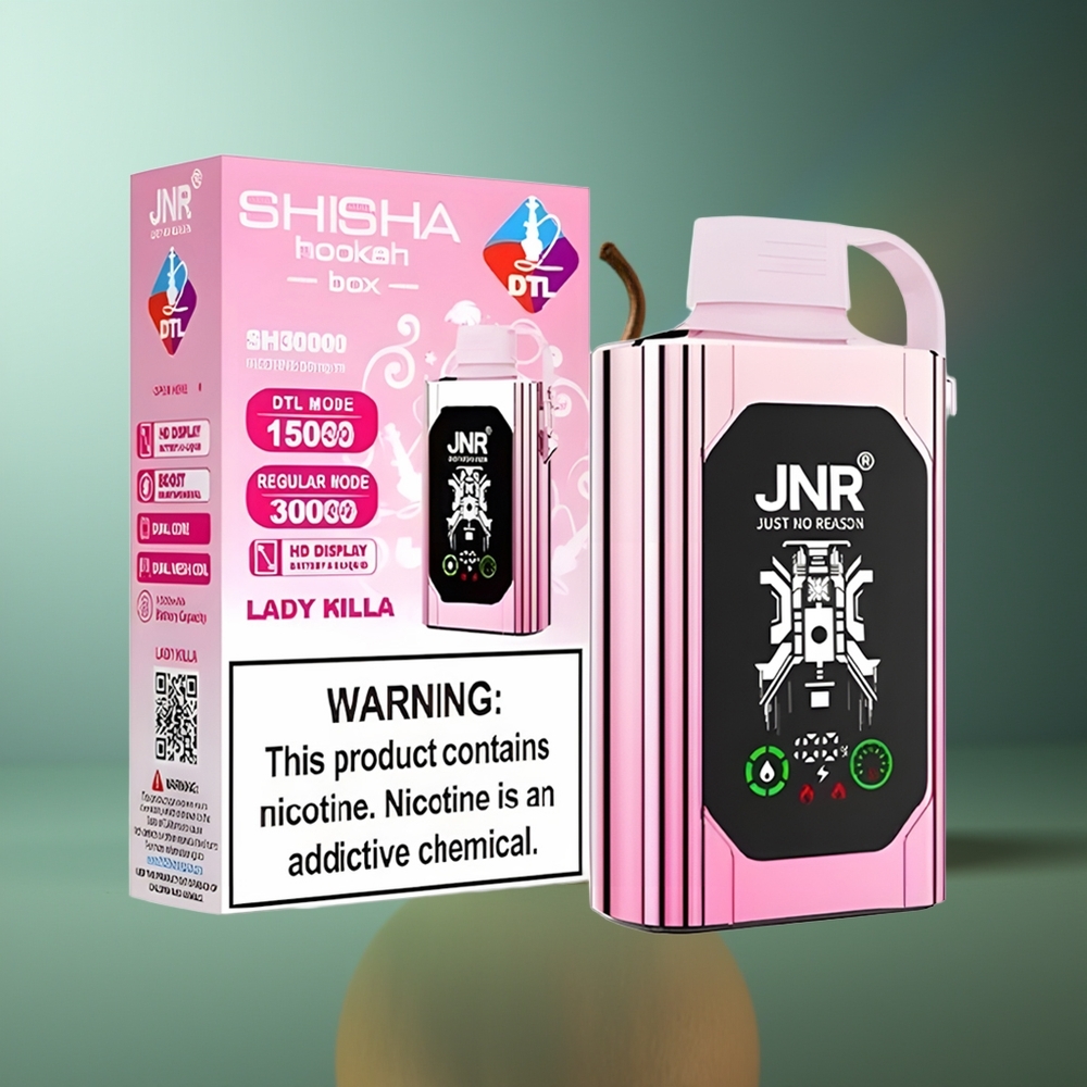 Wholesale Lithuania JNR Shisha Hookah Box 20500 Puffs 25ml Lady Killa