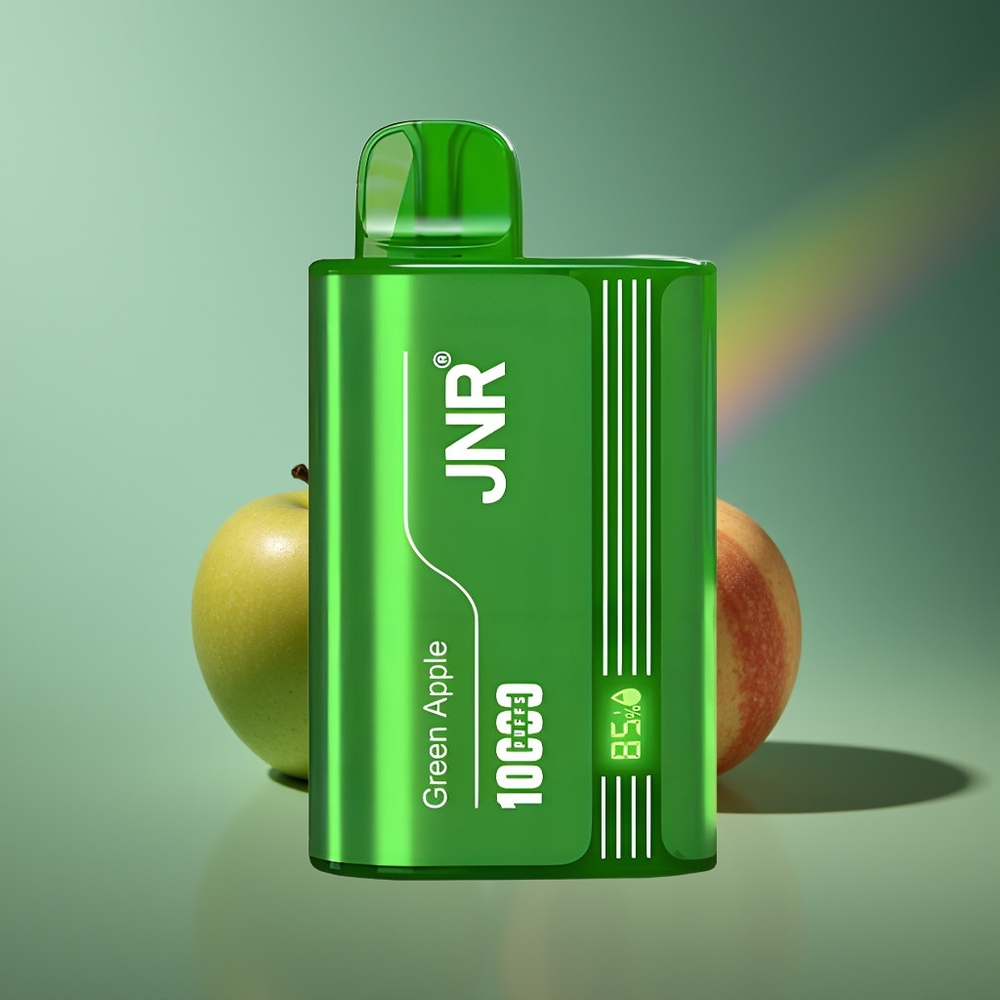 Wholesale Lithuania JNR Tank 10000 Puffs Vienkartinės Elektroninės Cigaretės Žalioji obuolys persikas kriaušė Adjustable Airflow Dual Mesh Coil