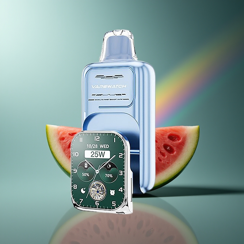 Wholesale Lithuania JNR VapeWatch 30000 Puffs Mėlynųjų Uogų Arbūzas 1000mAh Type-C